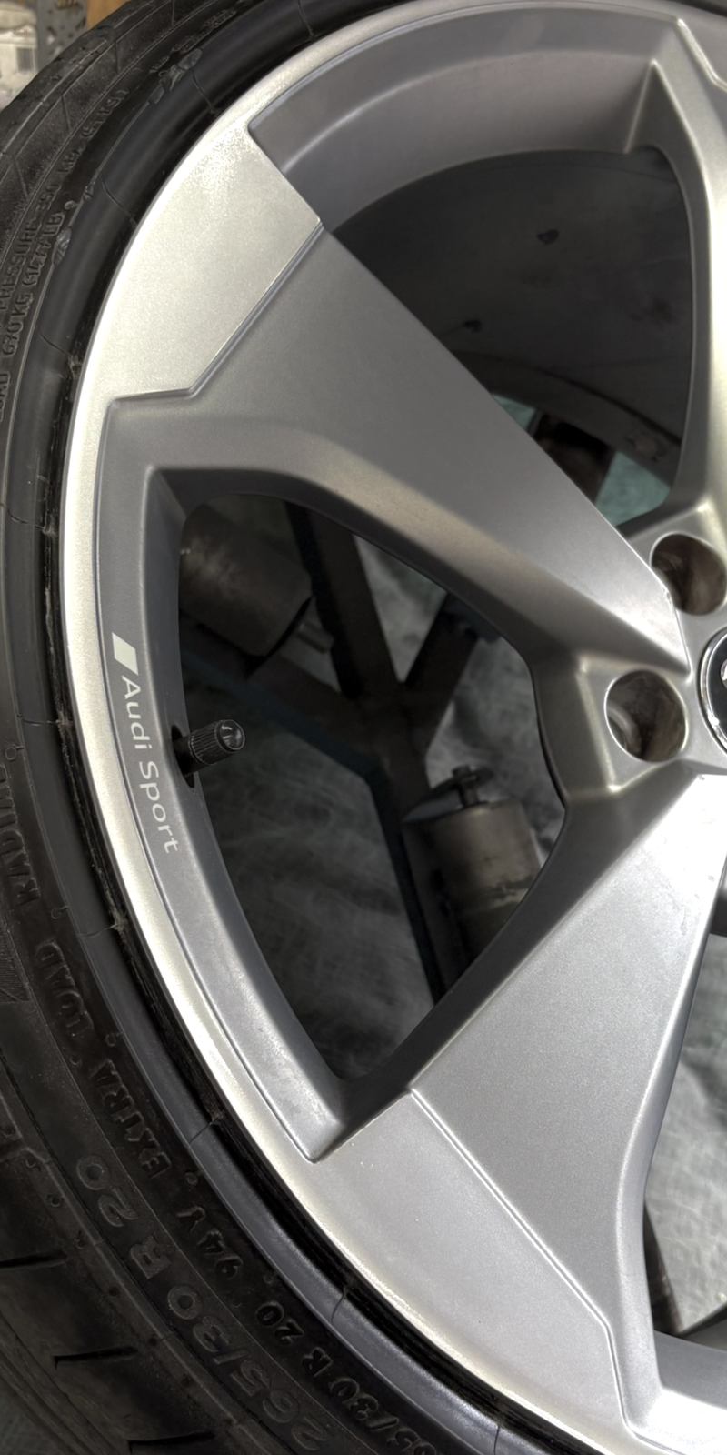 Audi Sport wheel after repair