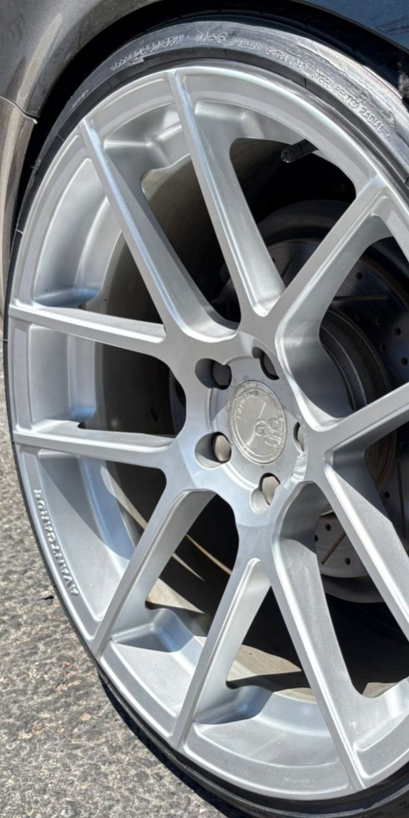 Avantgarde wheel after repair