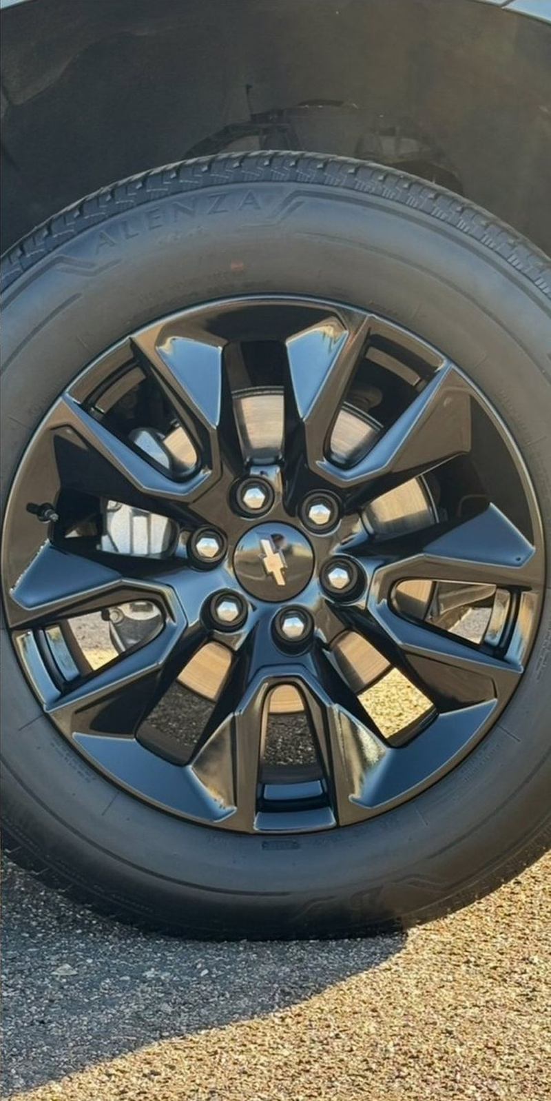 Chevrolet wheel after repair
